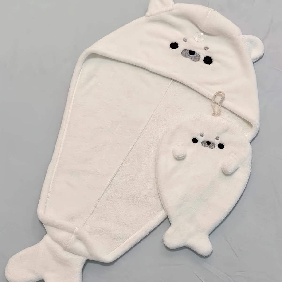 Cute Little Seal Hair Drying C - Hair Turban Towel review and price