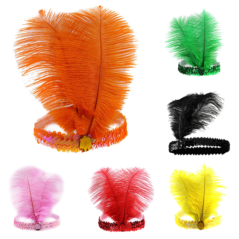 Sequins Feather Crystal Headba - Feather Hair Extension review and price