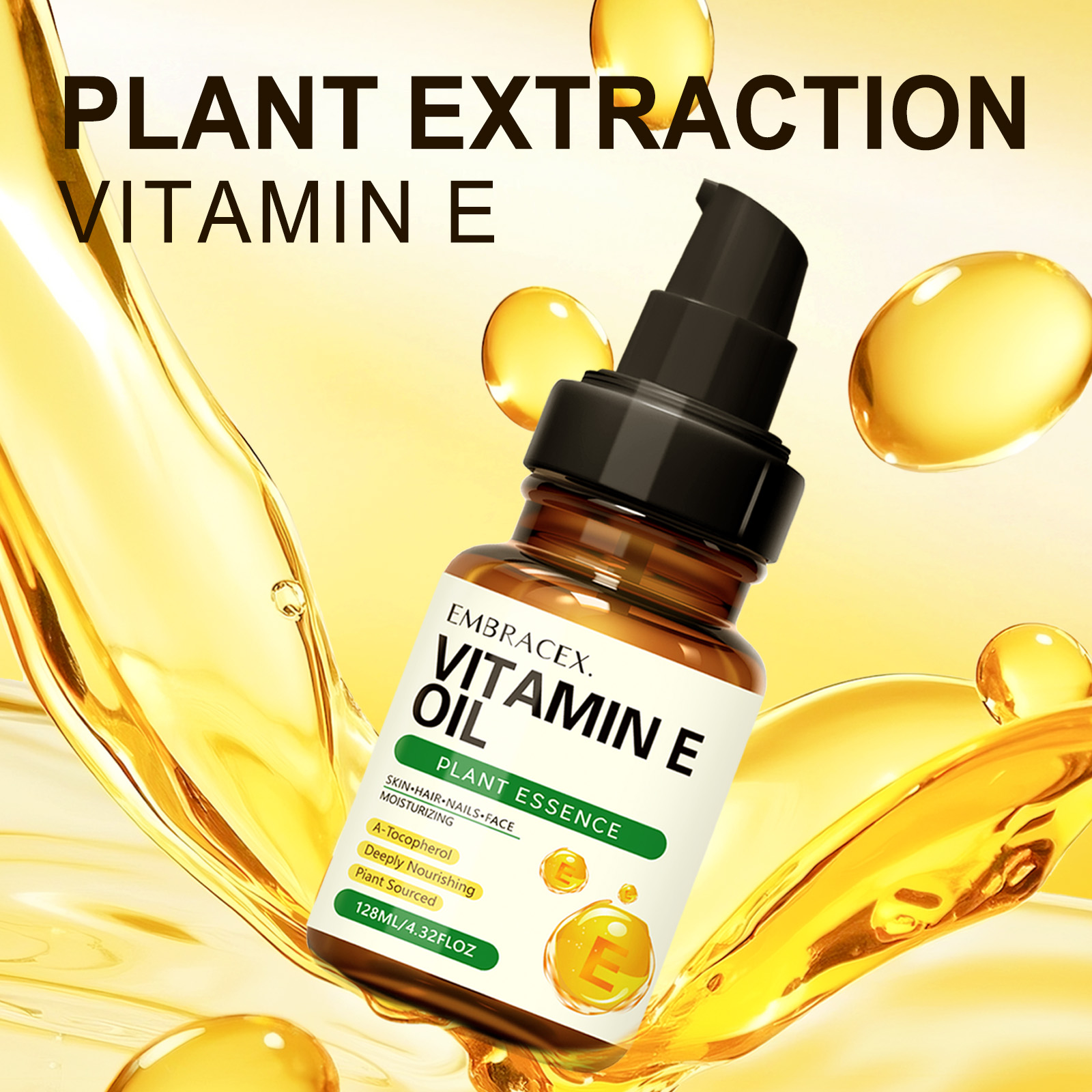 128ml Vitamin E oil Essential  - Hair Care Nature review and price