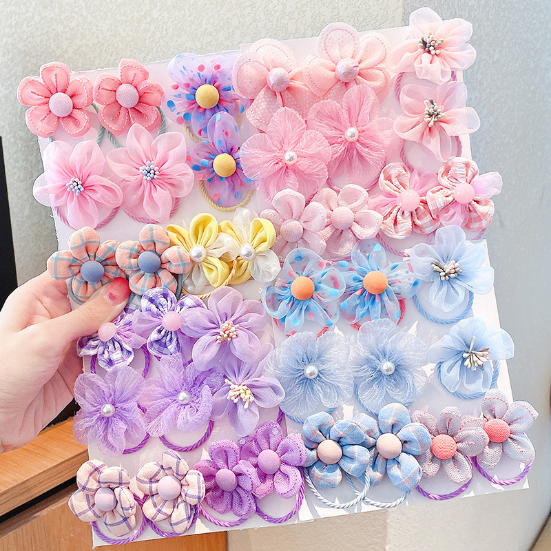10Pcs Children's mesh flower h - Hair Net Invisible review and price