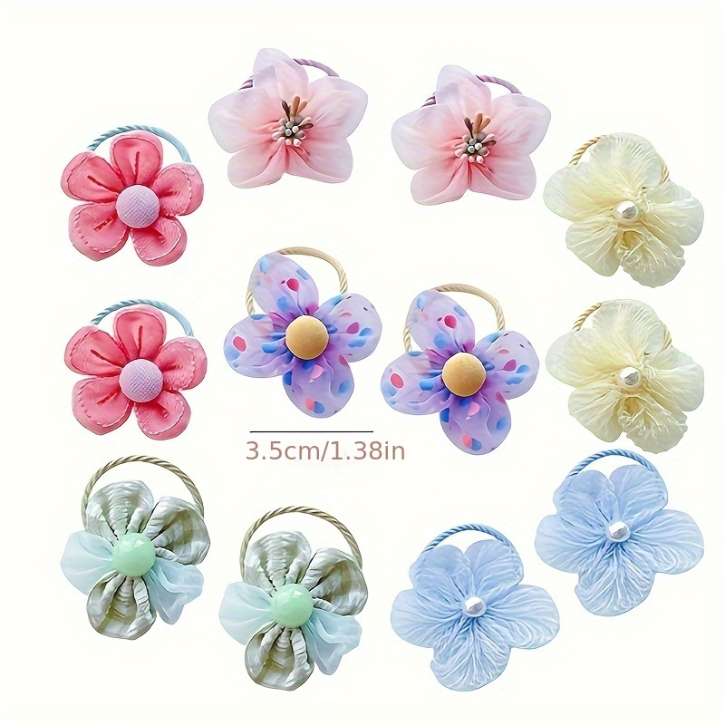 10Pcs Children's mesh flower h - Hair Net Invisible review and price
