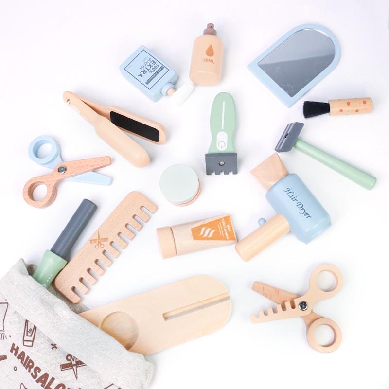 Wooden Pretend Hairdressing Ma - Hair Care Gift review and price