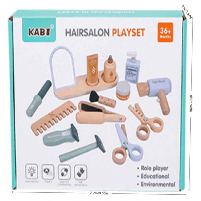 Wooden Pretend Hairdressing Ma - Hair Care Gift review and price
