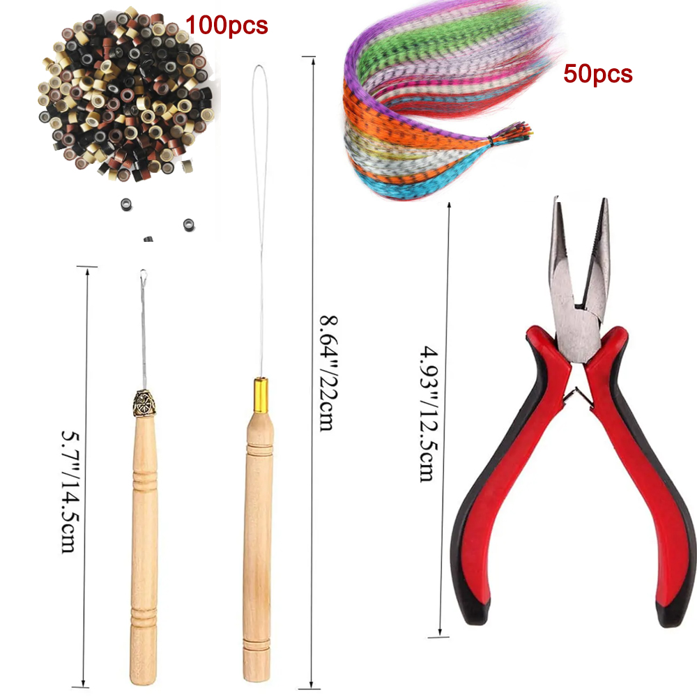 Hair Feathers Extension Kit -5 - Feather Hair Extension review and price