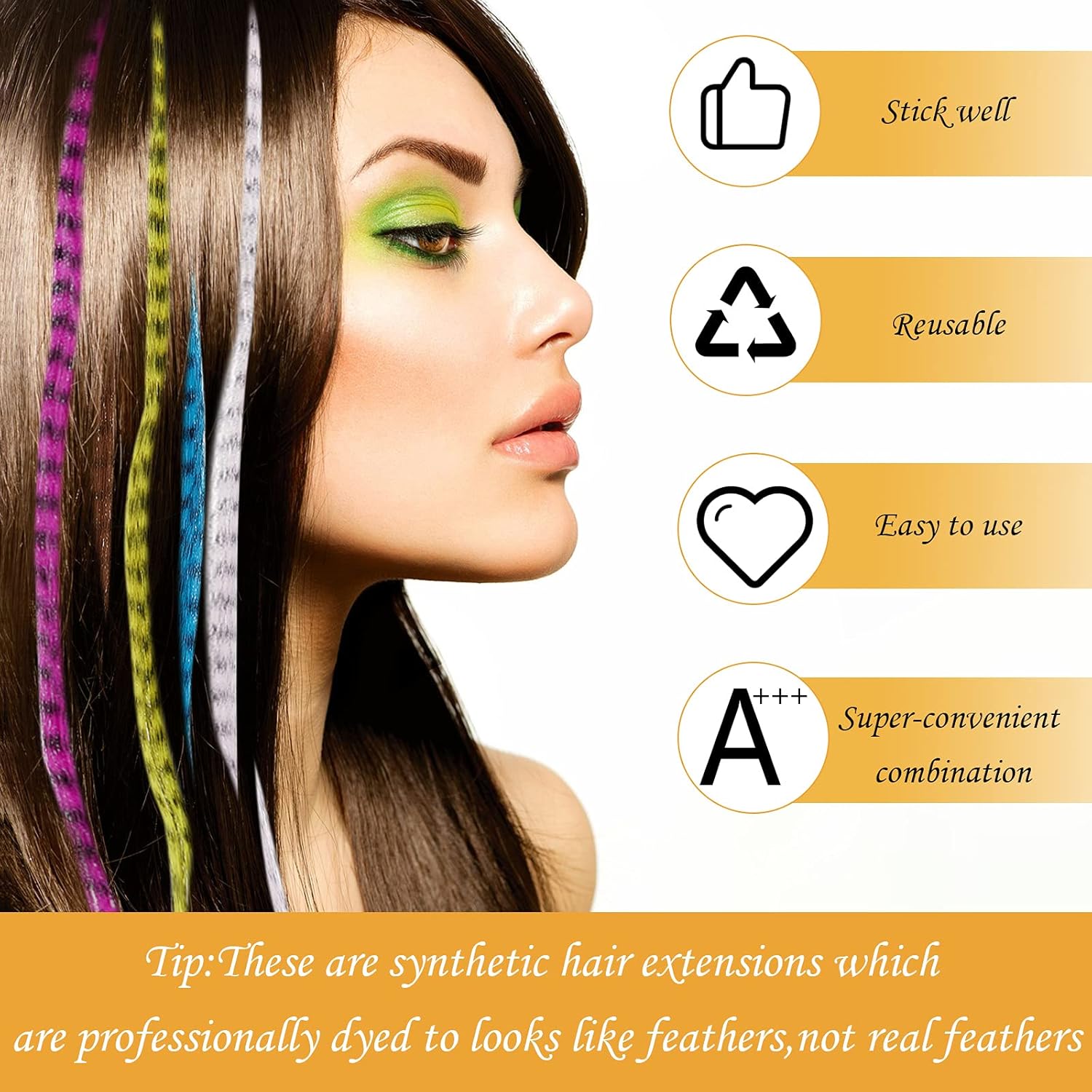 Hair Feathers Extension Kit -5 - Feather Hair Extension review and price
